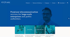 Desktop Screenshot of nttcable.com